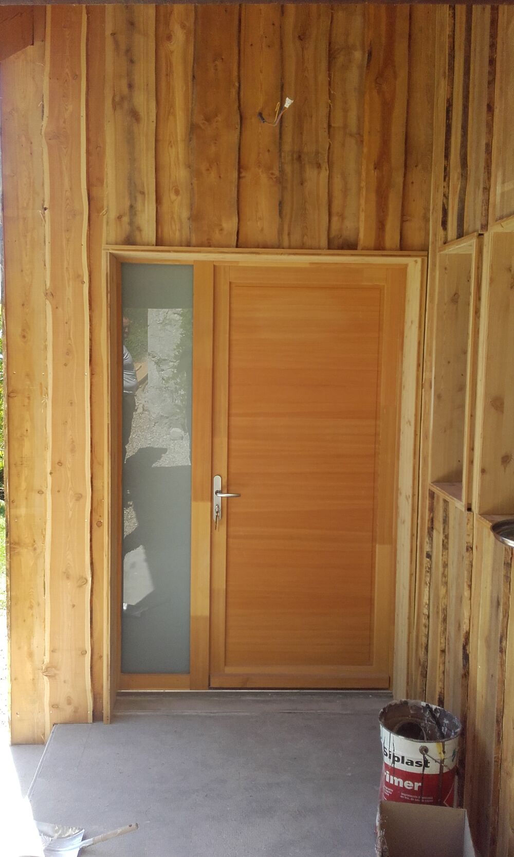 Fabrication porte d'entr&eacute;e